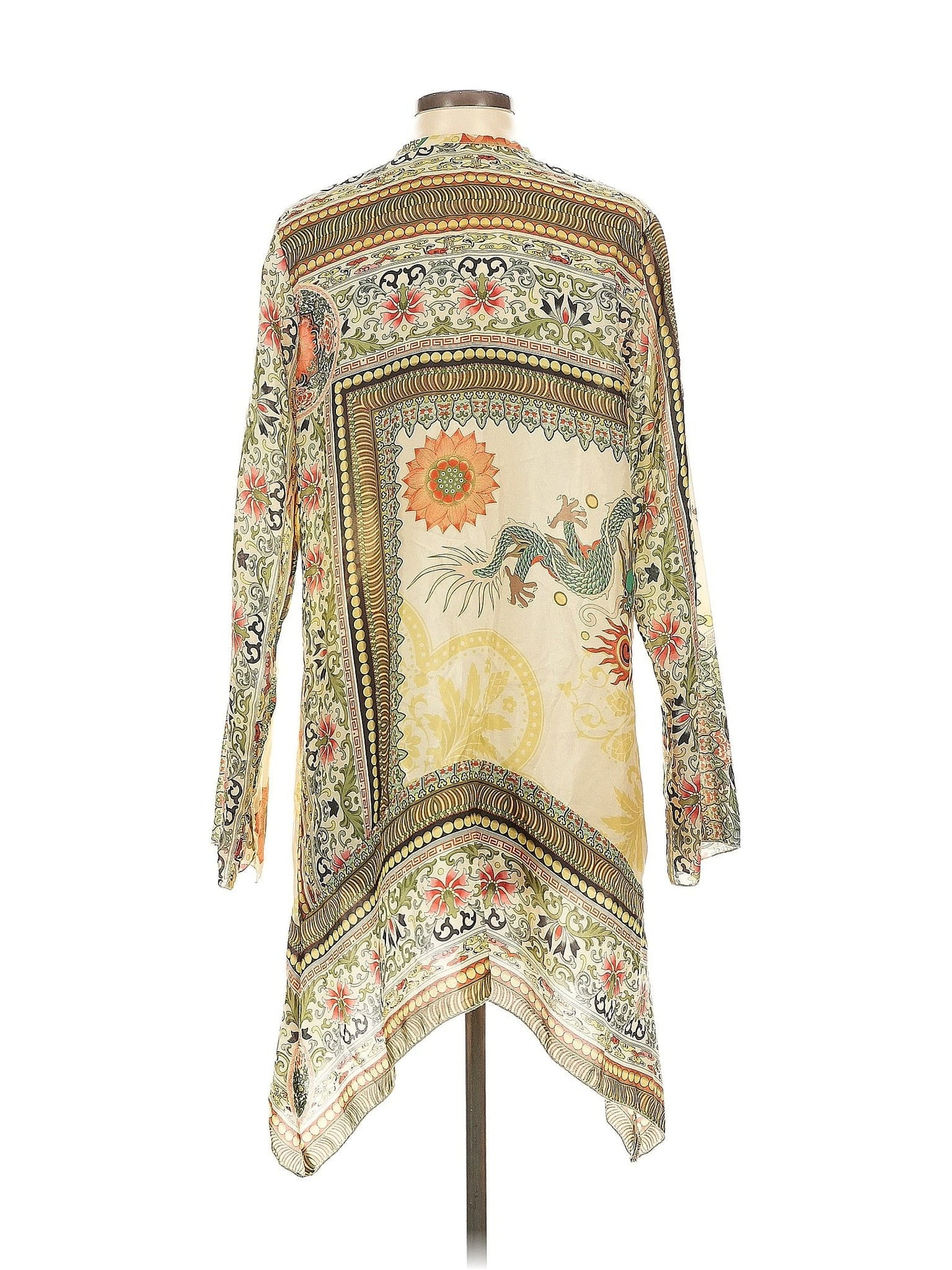 Long Sleeve Silk Top