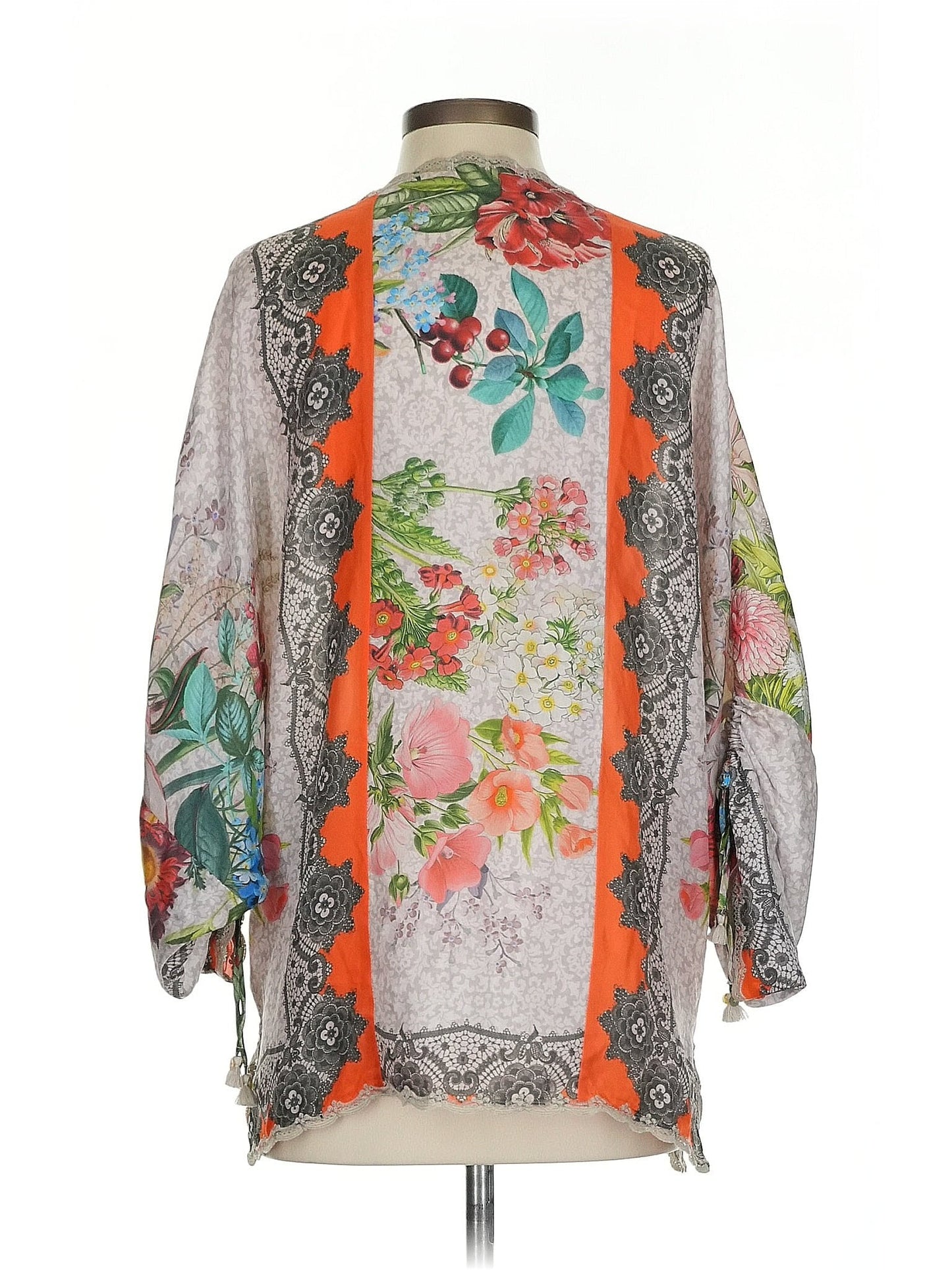3/4 Sleeve Silk Top
